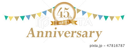 45周年アニバーサリーデコ 47816787