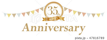 35周年アニバーサリーデコ 35周年アニバーサリーデコ 47816789