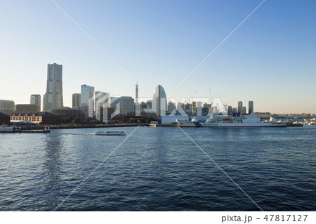 横浜　みなとみらい　夕景 47817127