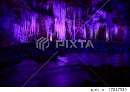 奥秩父大滝三十槌の氷柱ライトアップ 奥秩父大滝三十槌の氷柱ライトアップ 47817530