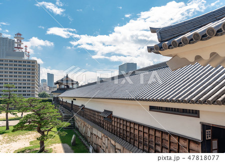 広島城 多聞櫓と太鼓櫓 広島城 多聞櫓と太鼓櫓 47818077