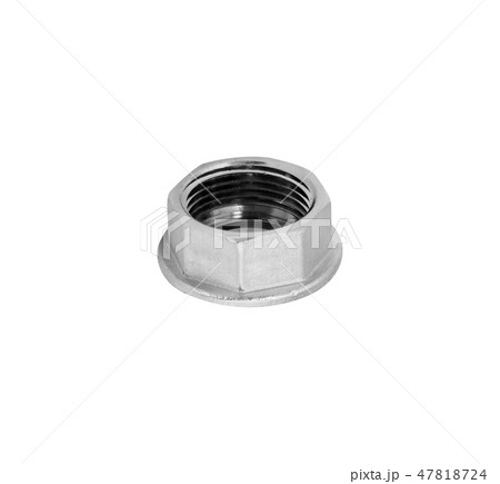 female screw isolated on white 47818724