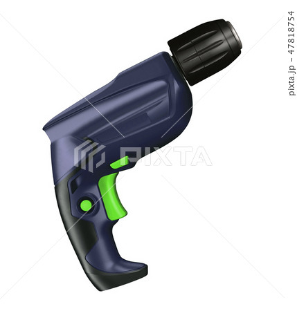 Cordless drill isolated on white background 47818754