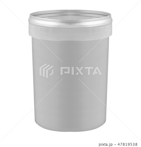 White Tub Paint Plastic Bucket Container 47819538