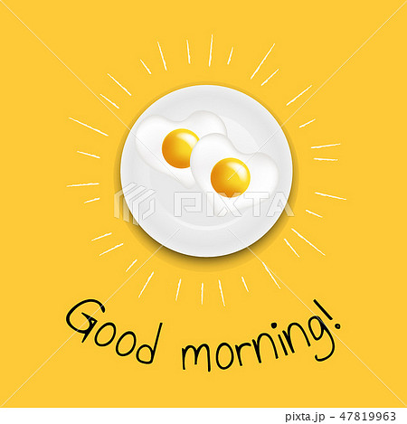 Good Morning Fried Eggsのイラスト素材