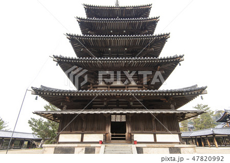 法隆寺の五重塔 47820992