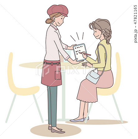 日本ユニバーサルマナー協会監修素材 聴覚障害者 日本ユニバーサルマナー協会監修素材 聴覚障害者 47821165