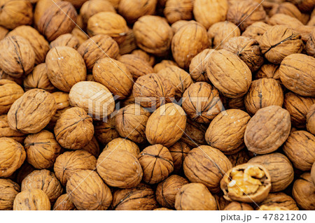 Walnuts for sale at the market Walnuts for sale at the market 47821200