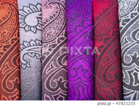 Colorful patterns of fabric Colorful patterns of fabric 47821235