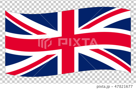イギリス 国旗 縁あり Union Jackのイラスト素材