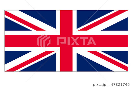 イギリス 国旗 縁あり Union Jackのイラスト素材