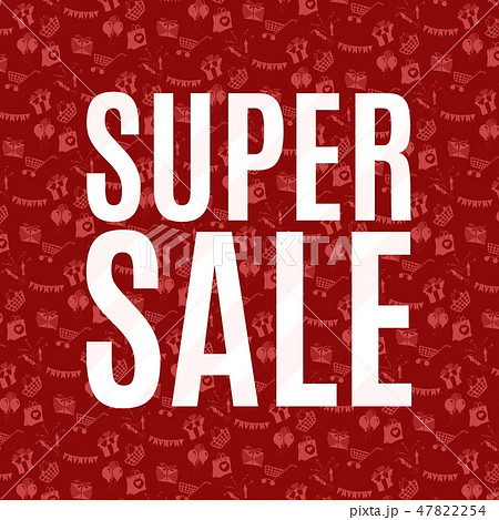 square poster for a super sale. stock  47822254