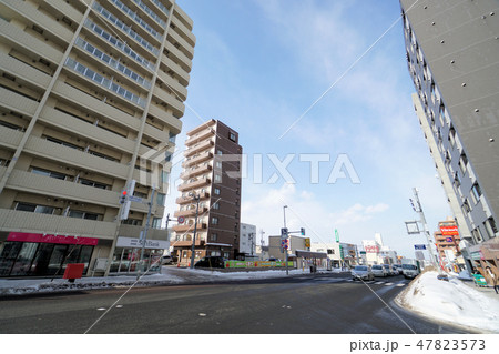 国道36号街の風景（札幌豊平区月寒中央通5丁目周辺風景） 47823573