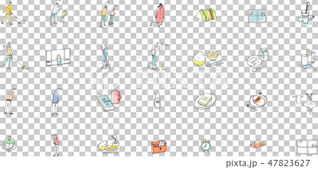 Morning illustration 47823627