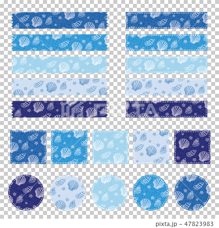 Summer shellfish pattern pattern set material Summer shellfish pattern pattern set material 47823983