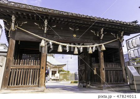 岡山　岡山神社　随身門 47824011