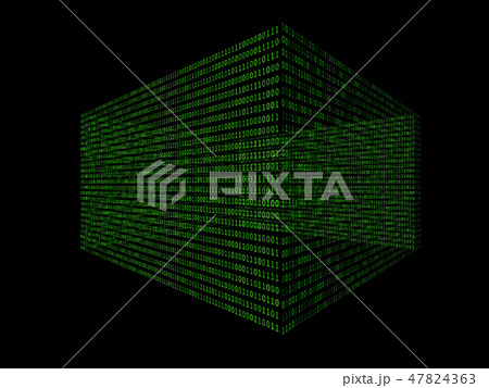 01 or binary numbers box on the computer screen on monitor matri 01 or binary numbers box on the computer screen on monitor matri 47824363