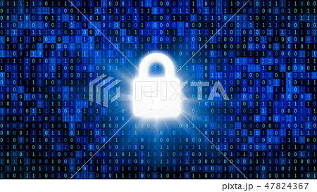 Safety lock for protecting password with 01 or binary numbers on 47824367