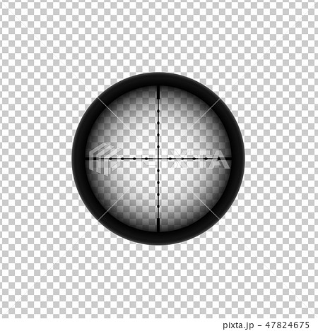 Sniper automatic rifle crosshairs. 47824675