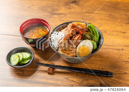 柔らか煮豚 豚の角煮　Soft boiled pork cuisine 47826064