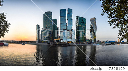 Evening Moscow City 47826199