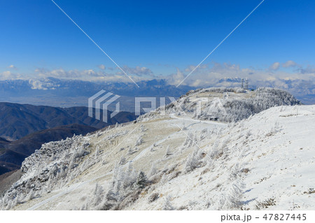 長野_厳冬の美ヶ原_王ヶ鼻方面 47827445