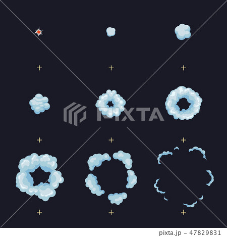 Puff, boom, burst, explosion, explode animation frames vector effect Puff, boom, burst, explosion, explode animation frames vector effect 47829831