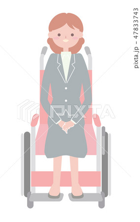 日本ユニバーサルマナー協会監修素材　肢体障害者 47833743