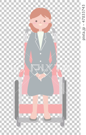 日本ユニバーサルマナー協会監修素材　肢体障害者 47833743