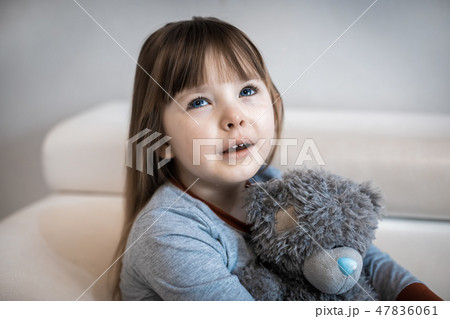 A little girl is crying Children A little girl is crying Children 47836061