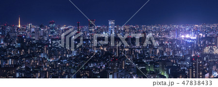 東京夜景 六本木 都市風景 東京夜景 六本木 都市風景 47838433
