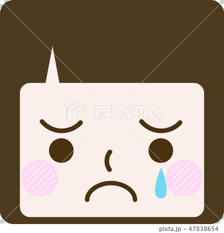 面部表情方形標記傳染媒介顏色啼聲 47838654