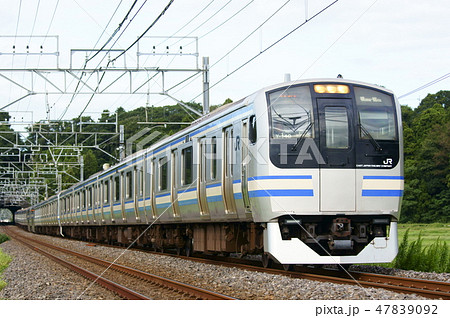 モノサクを走るE217系 モノサクを走るE217系 47839092