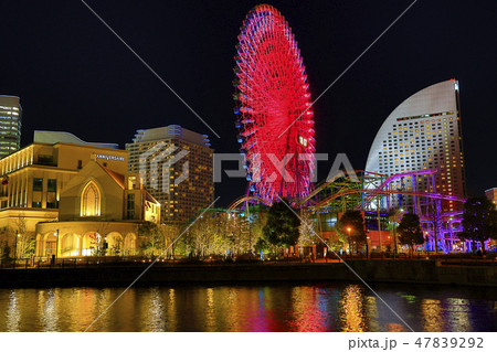 みなとみらい 夜景 みなとみらい 夜景 47839292