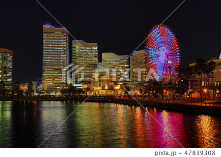 みなとみらい 夜景 みなとみらい 夜景 47839308