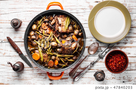 Dish Beef Bourguignon Dish Beef Bourguignon 47840203