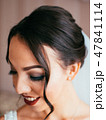 Portrait of pretty laughing bride 47841114