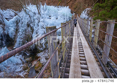 埼玉県 秩父の尾ノ内渓谷氷柱 47841746