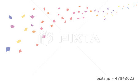 紙吹雪のイラスト素材