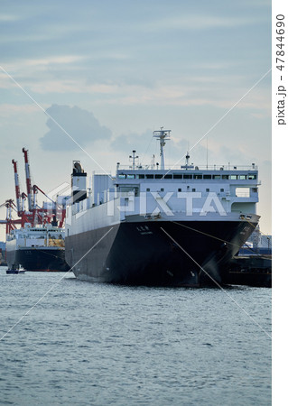 品川ふ頭の風景 貨物船 品川ふ頭の風景 貨物船 47844690