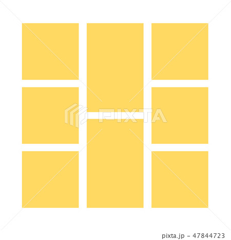 Vector frames photo collage Vector frames photo collage 47844723