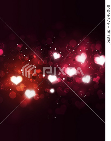 Blurry Valentines day Hearts 47846008
