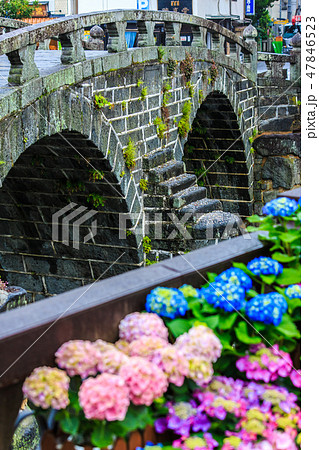 雨の眼鏡橋　オタクサ祭り　【長崎県長崎市】 47846523