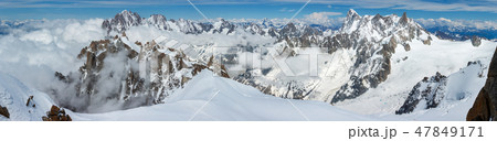 Mountain view from Aiguille du Midi Mount 47849171