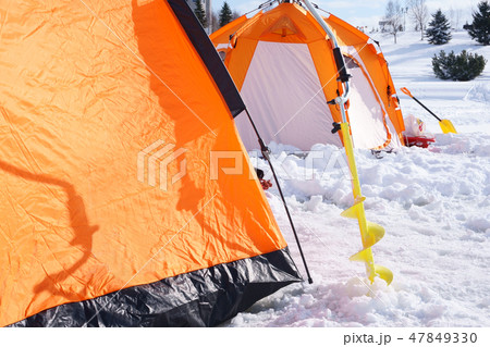 ワカサギ釣り・テント・アイスドリル ワカサギ釣り・テント・アイスドリル 47849330