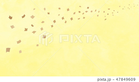 水彩の夕焼け空と紙吹雪 47849609