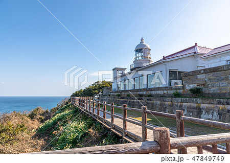 白亜の美保関灯台 47849749