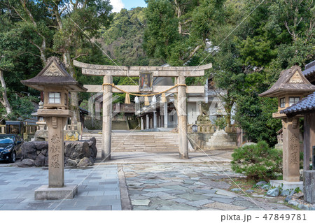 美保神社の参道鳥居 二の鳥居 美保神社の参道鳥居 二の鳥居 47849781