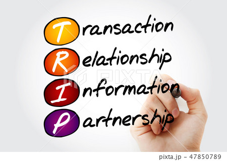 TRIP - acronym business concept 47850789