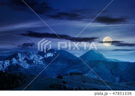 landscape in mountains with rocky formations landscape in mountains with rocky formations 47851336